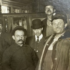 Vintage Early 1900’s Restaurant / Pub Owners Bartenders & Customers Photograph