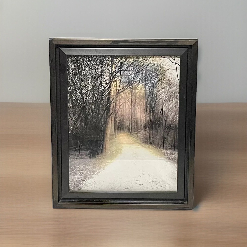 Framed “A Road Less Taken” Photographic Print 11.75”H x 9.75”L