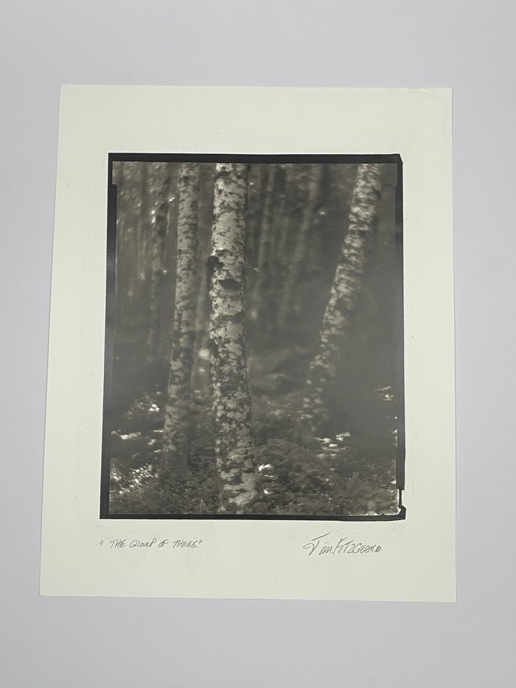 Jim Fitzgerald The Group of Three Signed Photograph Carbon Transfer