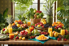 Digital Image Picture Photo Wallpaper Background In Botanical Brunch #27