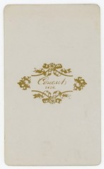 Portrait of a Woman w/ Curly Hair – Conaut – Portland, Maine – 1876 Vintage CDV