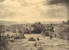 1972 EDWARD CURTIS Native American Indian Pueblos At Acoma Large Art Photo