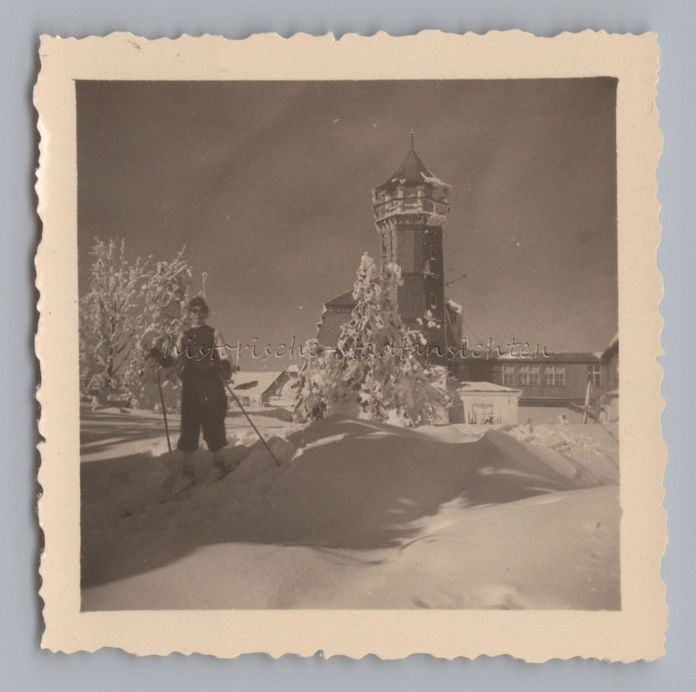 Keilberg Klínovec Bohemia Ore Mountains Czech Republic Lookout Tower in Winter Photo
