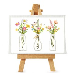 Floral Vase Wall Art Printable | Modern Botanical Decor | Digital Download Print