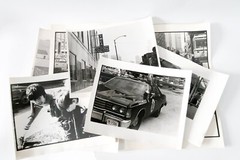 Vintage from 1960`s Collection 10 pc. B&W Photographs » Streets of Chicago «