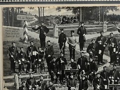 Vintage 1910-1912 German Military Photograph Patriotic Soldiers Commemorated