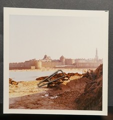Photo View Saint Malo Brittany Beach Fort Prison Picture Colour Tower Building