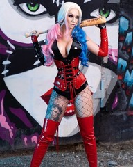 Sexy Tattoo Model 8×10 Photo Art Print Cosplay Pornstar Onlyfans Harley Quinn