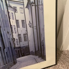 Ola Ericson Signed Photo Print Scandinavian Art Alley in Gama Stan Stockholm