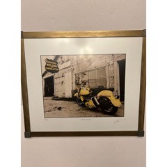 Harley-Davidson fine art photoJan Kaulins Signed Limited Ed Hand-Colored Framed