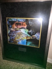 Michael Fatali Cibrachrome «Mystic Waters» Desert Southwest Signed Framed 26×20