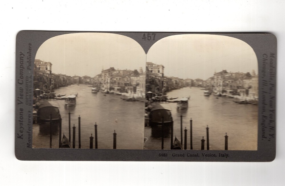 Stereoscopy Grand Canal / Venezia Venice / Italy