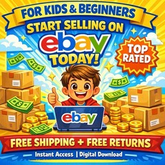 DIGITAL eBay Course, eBay Algorithm 101, eBay Sale Strategy, eBay For Beginners