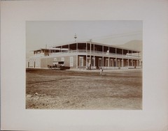 Unknown Photograph Corner House in Iquique Chile Historic Circa 1885