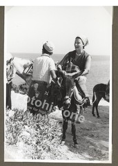 3x Photo Bundle Aegina Greece Woman Donkey Transport Locals 1950s