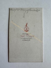 orig. CDV Photo Photograph Tirage Circa 1860 London Camille Silvy Mary Of Cambridge