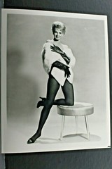 Angie Dickinson with Fur and Stool Pin Up – 8×10″ Photo Print-Vintage L1180G
