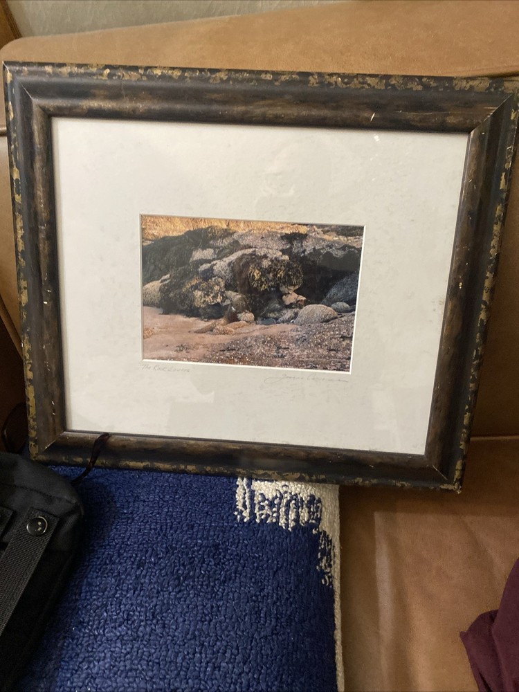 JEANNE CAMERON- LISTED PHOTOGRAPHERTHE ROCK LOVERS ORIGINAL SIGNED GELATIN PRINT