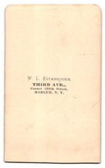 Photograph W. L. Estabrooke, Harlem / N.Y., Third Ave., Portrait of a Man mi