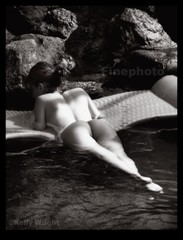 TIA #2 Female NUDE LAGOON Art Photo 13×19, KELLY WRIGHT