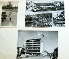 Old Photo Album 1964/65 Switzerland, Technology, Cars Road Traffic, Train, Tram