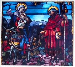 Framed Color Photo Church Stained Glass Saint Joseph’s University Philadelphia