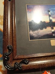 Bodie Island Lighthouse Dare County , N.C Picture On Solid Wood Frame