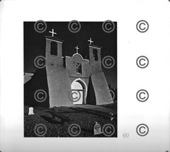 BOOK PLATE B&W Photo MORLEY BAER Mission Rancho Taos / Lava Bed, Coconino 9X9.5″