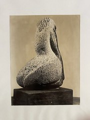 Japanese American Photographer Soichi Sunami Silver Gelatin Photo Of Sculpture