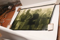 Janine Gordon Color Photograph Mural Mosh Wild Pit Green Rare Signed c Print