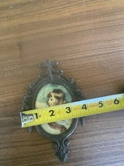 Vintage Italian Small Frame With Portrait