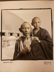 TIBET NEPAL MONKS PHIL BORGES PORTRAIT PHOTO #8/40 REINCARNATION 20 X 24 LOBSANG
