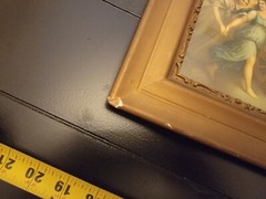 Antique 1920’s Chromolithograph L’Aurora by Guido Reni Original Classic Frame