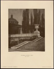 Columbia University-Night by Karl Struss | 1913 Mezzogravure