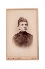 CDV photo woman portrait-Berlin 1889