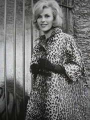 Mannequin in Leopard Coat in Front of Tiger Vintage Photo P. G. Neubarth