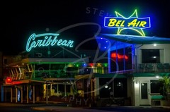 Bel Air and Caribbean Motels Wildwood Crest 8×12 Print Metallic Paper