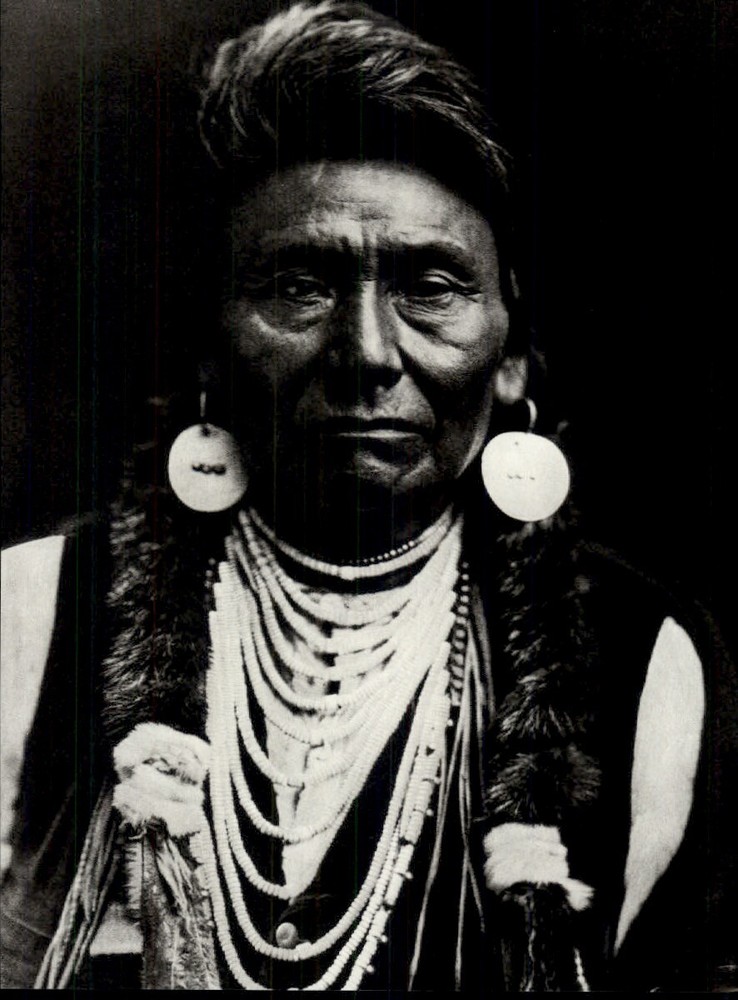 1972 Original Edward Curtis Nez Perce Indian Chief Joseph Art Photo Gravure