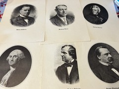 Vintage FIRST 35 presidents 8 By 10 Black and white Photos