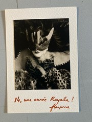 Original Photo Françoise A Jean Dieuzaide Greeting Card Photograph 1980 Pen