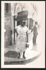 9 Photographs Caracas, City Panorama, Locals, Traders with Donkey Cart, Egg