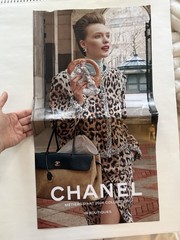CHANEL Matthieu Blazy LARGE Poster Fold Out Photography Ad Fan RARE