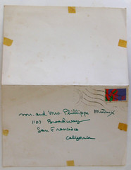 Invitation for Birthday Party for Photographer Imogen Cunningham, April 14, 1973