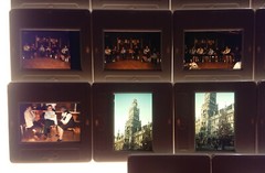 22 Old Slides Farbdias Familienfeier Munich Town Hall Marienplatz 70er 80er