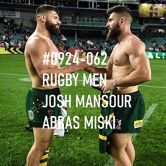 MALE PORTRAIT #0924-062- rugby men series-josh mansour- free shipping in usa