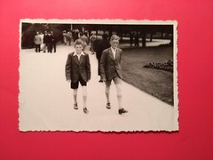 Altes Foto antik Vintage Jungen Pimpfe Strümpfe Boys Mode Fashion old Photo 1938