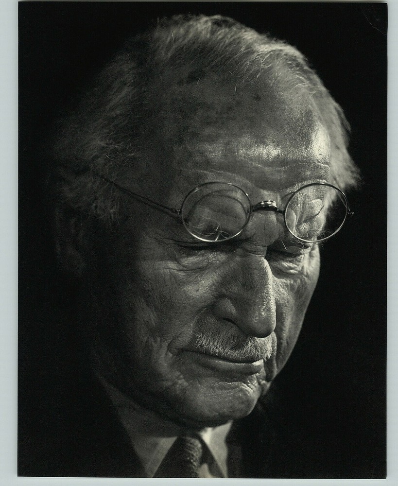 1958 1959 Yousuf Karsh Carl Gustav Jung ORIGINAL Portrait Art Photo 16X20