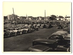Photograph Schenectady / NY, parking lot at the General Electric plant
