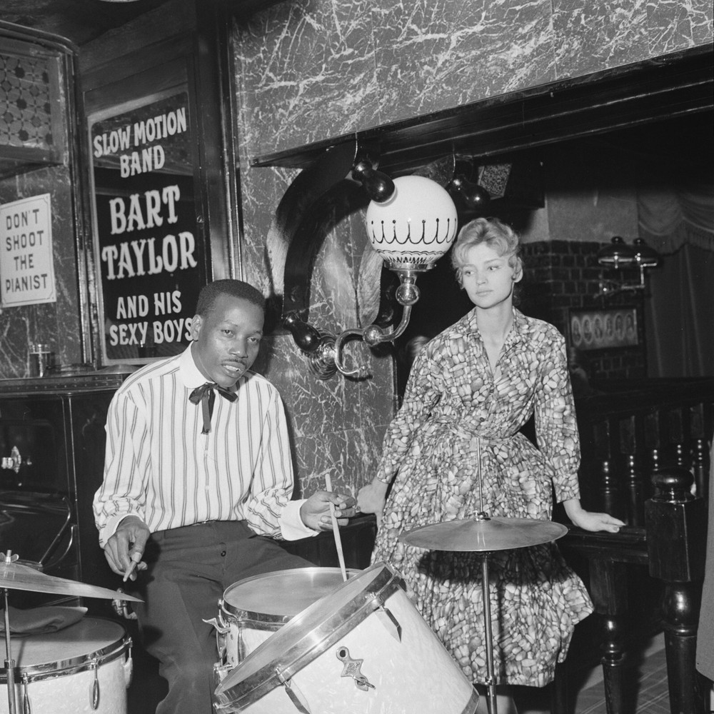 Silver Print Photo Cabaret Jazz Bart Taylor Band 1960 30X30cm