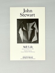 John Stewart (1919-2017) Art Announcement Card 1993 – Still Life – Stayley-Wise